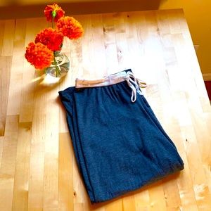 Grey pajama bottoms